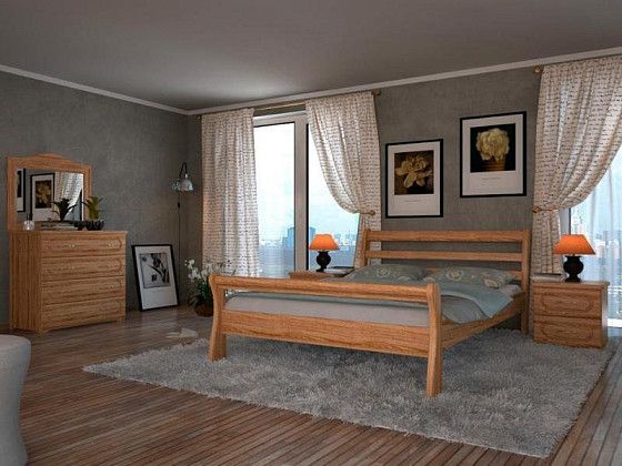 Кровать DreamLine Милан (ясень) | Интернет-магазин Гипермаркет-матрасов.рф