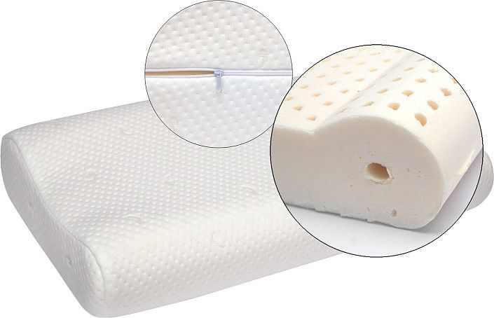 Подушка Materlux ASSIA латексная с двумя волнами | Интернет-магазин Гипермаркет-матрасов.рф